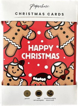 Paperchase- Christmas Cards 'Happy Christmas' 8 pack - Paperchase