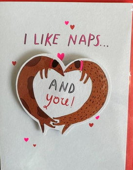 Paperchase- Kartka 'I Like Naps... And you!' - Paperchase