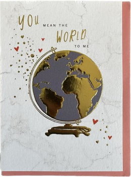 Paperchase- Kartka 'you Mean The World To Me' - Paperchase