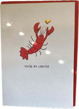 Paperchase- Kartka 'You're My Lobster' - Paperchase