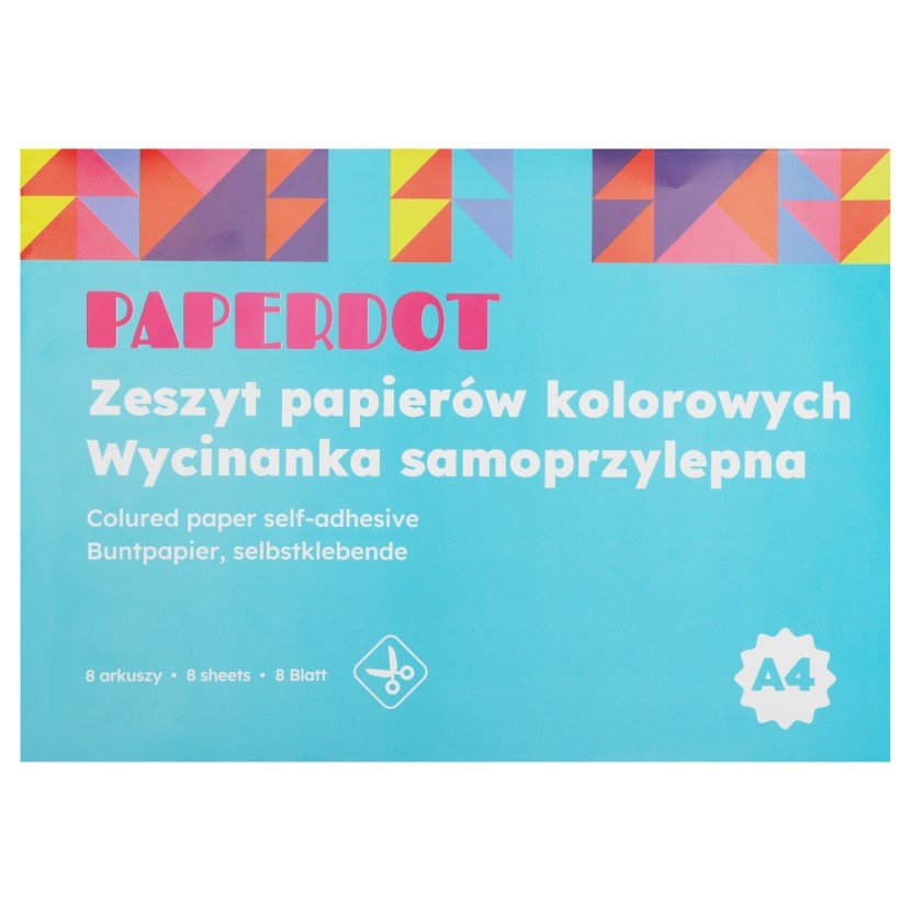 Paperdot PAPERDOT Blok Wycinanka samoprzylepna, A4, 8 ark - Paperdot | Sklep ...