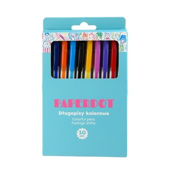Paperdot, Długopisy Kolorowe, 10 Sztuk - Paperdot