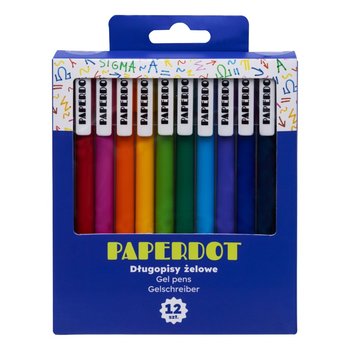 Paperdot, Długopisy Żelowe, 12 Sztuk - Paperdot