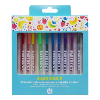 Paperdot, Długopisy Żelowe, Brokatowe, 12 Sztuk - Paperdot