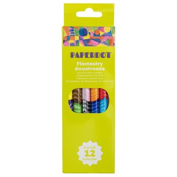 Paperdot, Flamastry Dwustronne 6/12, 6 Sztuk - Paperdot