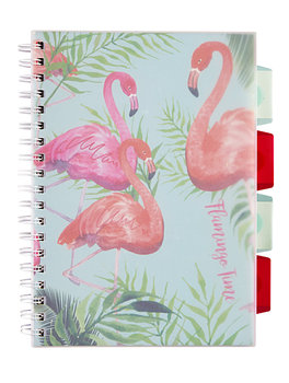 Paperdot Flamingi, Kołozeszyt w kratkę, format B5, 100 kartek - Paperdot
