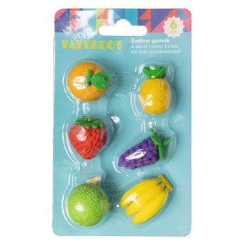 Paperdot, Gumka Do Ścierania, Em-0975, Owoce, 6 Sztuk - Paperdot