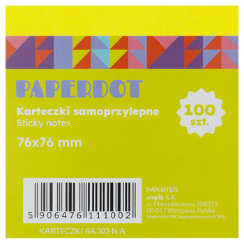 Paperdot, Karteczki samoprzylepne neonowe, mix kolorów - Paperdot