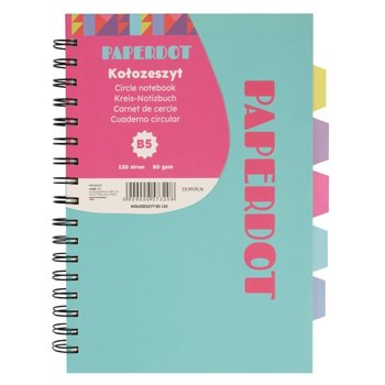 Paperdot, Kołozeszyt, B5, 120 kartek, Niebieski - Paperdot