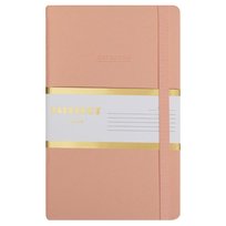 Paperdot, Notatnik Z Gumką, Łososiowy, Format A5, Linie, 96 Kartek