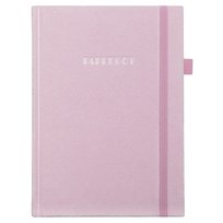 Paperdot, Notatnik Z Gumką, Różowy, Format A5, Kratka, 96 Kartek