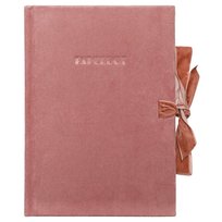 Paperdot, Notatnik Ze Wstążką, Różowy, Format A5, Kratka, 96 Kartek