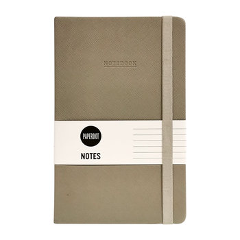 Paperdot, Notes A5, 96 kartek w linię, Grey - Paperdot