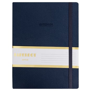 Paperdot, Notes z Gumką, Granatowy, Format B5, Linia, 96 Kartek - Paperdot