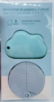 Paperdot, Nóż do papieru mini 2 szt, niebieski - Paperdot