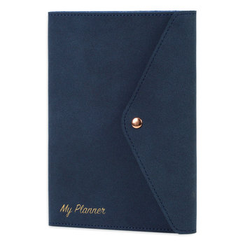 Paperdot, Planner bezterminowy zamszowy granatowy - Paperdot