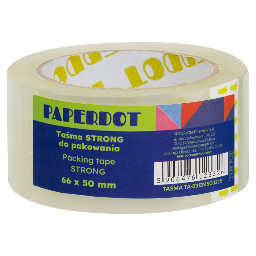 Paperdot PAPERDOT TAŚMA PAKOWA STRONG - Empik | Sklep EMPIK.COM