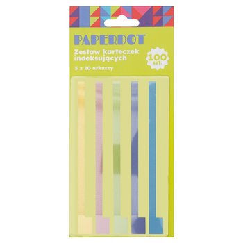 Paperdot, Zakładki Indeksujące, Różnokolorowe, Długie, 5 Kolorów - Paperdot