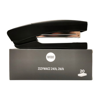 Paperdot, Zszywacz 24/6 czarny  - Paperdot