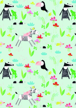 Papier do pakowania Premium Bambini Meadow - Paperteam