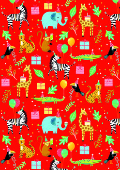 Papier do pakowania Premium Bambini ZOO - Paperteam