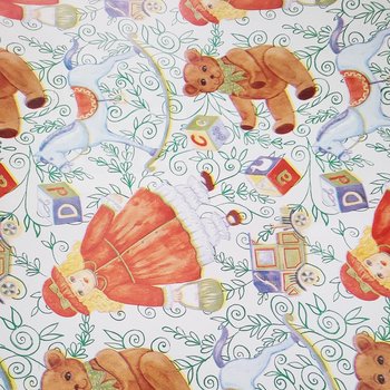 Papier do pakowania prezentów 57cmx2m 2m549 dziecięce wzory - Fastima Marcin Wajda