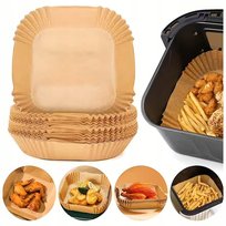 Papier do Pieczenia Air Fryer Frytkownicy Beztłuszczowej 20x20cm 100 Sztuk blurr
