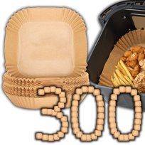 PAPIER DO PIECZENIA W FRYTKOWNICY POWIETRZNEJ AIRFRYER ZESTAW 300 SZT 20CM RBHome
