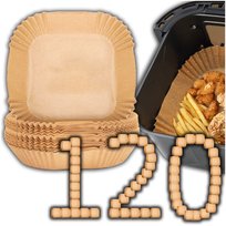 PAPIER DO PIECZENIA WE FRYTKOWNICY POWIETRZNEJ AirFryer ZESTAW 120 SZT 20CM