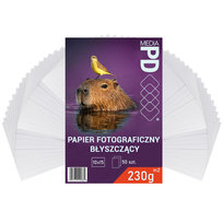 Papier Fotograficzny 10x15 230g/m² Błyszczący 50 szt Inkjet 4R PDMedia