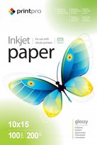 Papier Fotograficzny PrintPro Błyszczący 10x15 200g 100 szt PrintPro
