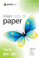 Papier Fotograficzny PrintPro Błyszczący 10x15 200g 500 szt PrintPro