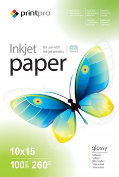 Papier Fotograficzny PrintPro Błyszczący 10x15 260g 100 szt - PrintPro