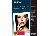 Papier fotograficzy EPSON Archival , DIN A3+, 189g/m² mat, 50 arkuszy