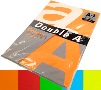 Papier Kolor A4 Double A Mix Intensywny 5 Kolorów /100Ark/ - Inna marka