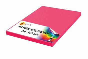 Papier kolorowy A4 100g różowy intensywny 100 arkuszy - Shan