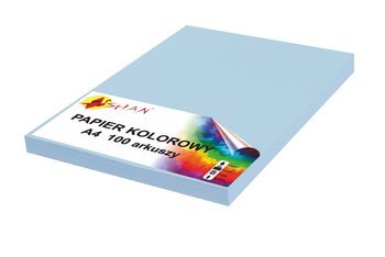 Papier kolorowy A4 120g niebieski pastel 100 arkuszy - Shan