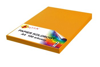 Papier kolorowy A4 120g pomarańczowy 3 100 arkuszy - Shan