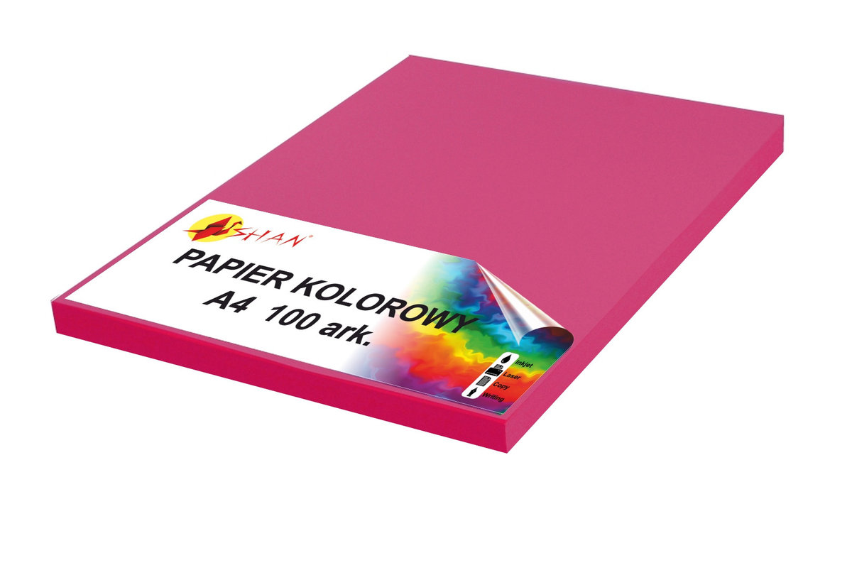 Фото - Папір ARK Papier kolorowy A4 80g różowy intensywny 100 arkuszy 