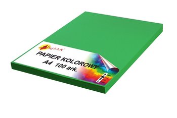 Papier kolorowy A4 80g zielony intensywny 100 arkuszy - Shan