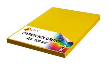 Papier kolorowy A4 80g żółty słoneczny 100 arkuszy - Shan