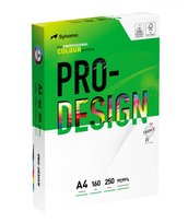 Papier ksero PRO-DESIGN FSC, satynowany, klasa A++, A4, 168CIE, 160gsm, 250 ark.