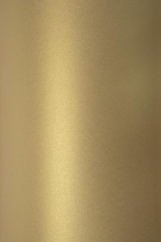 Papier ozdobny gładki perłowy A4 stare złoto Sirio Pearl Gold 300g 10 ark. - na zaproszenia ślubne złote gody - Sirio Pearl