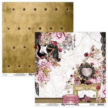 Papier ozdobny, Glam Rock 03, 30x30 cm - Mintay Papers