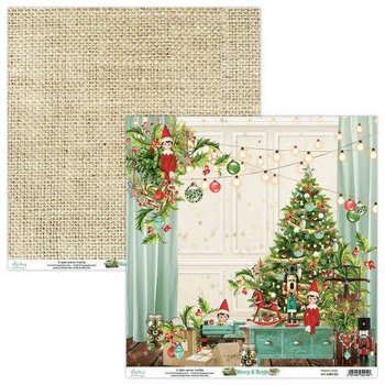 Papier ozdobny, Merry&Bright 03, 30x30 cm - Mintay Papers