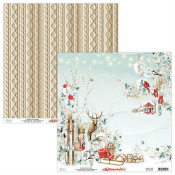 Papier ozdobny, Winterland 01, 30x30 cm - Mintay Papers