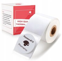Papier Przylepny Naklejki 200 Etykiet Okrągłych Phomemo M110 M120 M200 M220 M221 / Xy3030-200