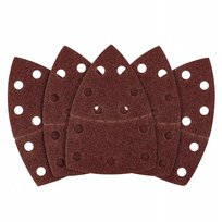 Papier ścierny na rzep żelazko delta 102x152mm P80 5sz 11 otworów GRAPHITE