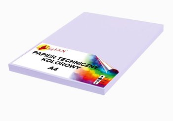 Papier techniczny A4 140g fioletowy pastel 50 arkuszy - Shan