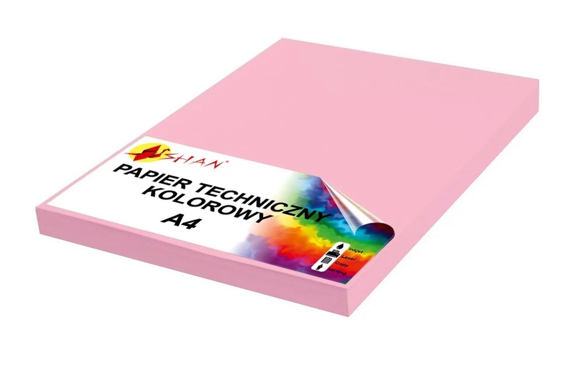 Фото - Папір ARK Papier techniczny A4 140g różowy jogurtowy 50 arkuszy 